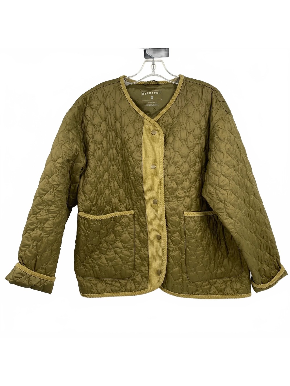 Bernardo Green Nylon Quilted Puffers Jacket | Women’s XL - Picture 7 of 9